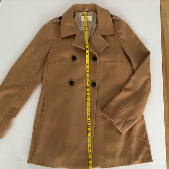 Beige Wool pea coat - Picture 4 of 7